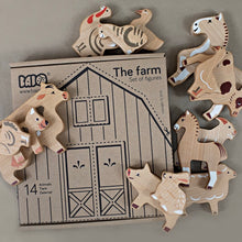 Load image into Gallery viewer, THE FARM WOODEN ANIMAL SET