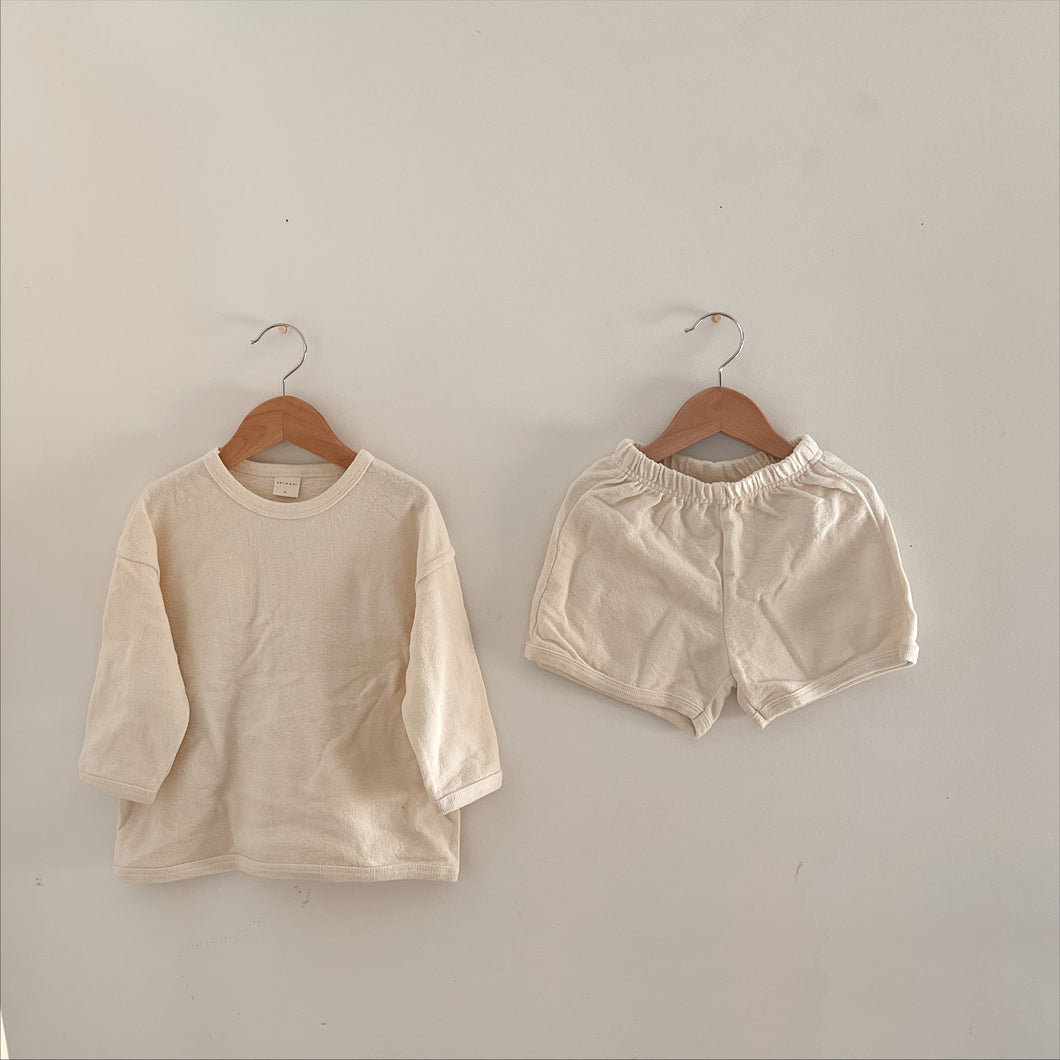 WAFFLE TWO PIECE SET