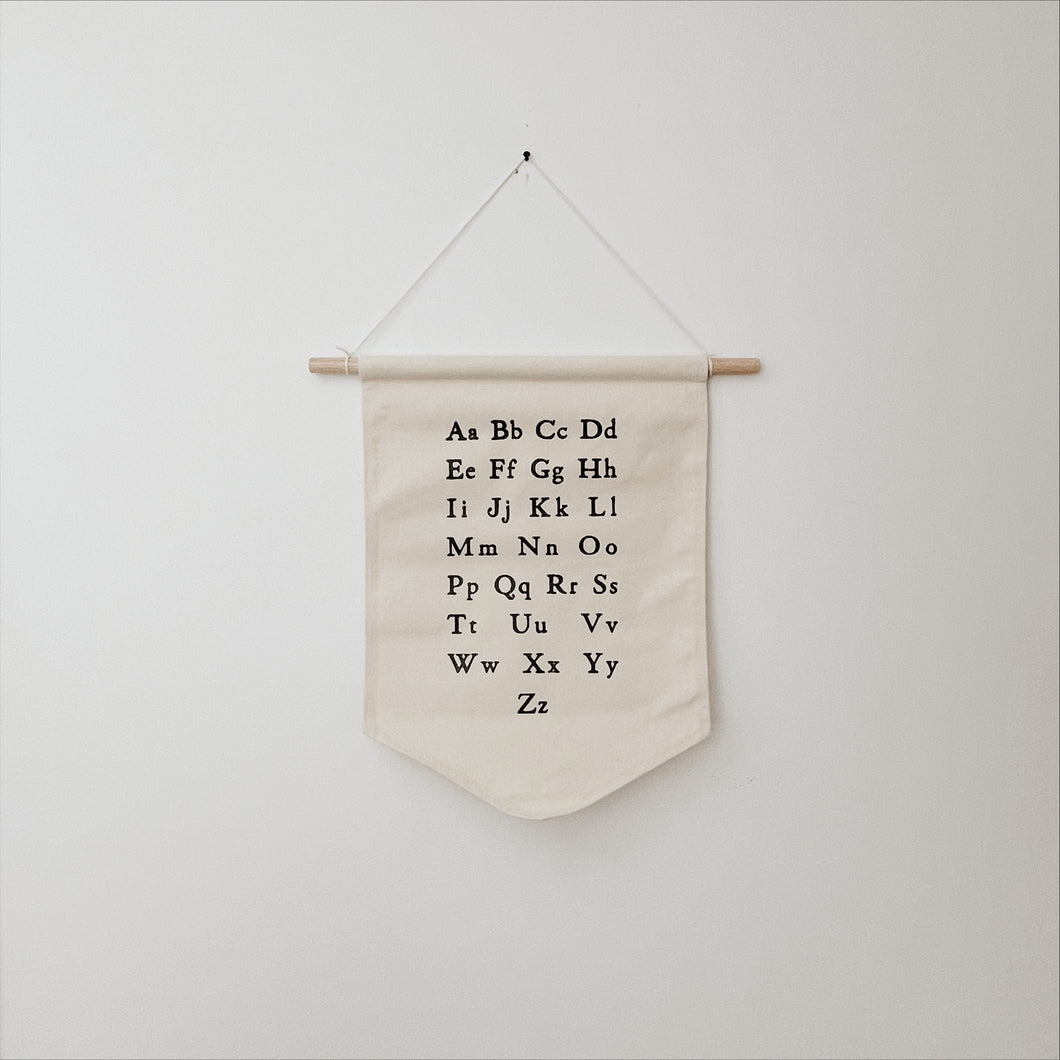 SCHOOL HOUSE ALPHABET BANNER