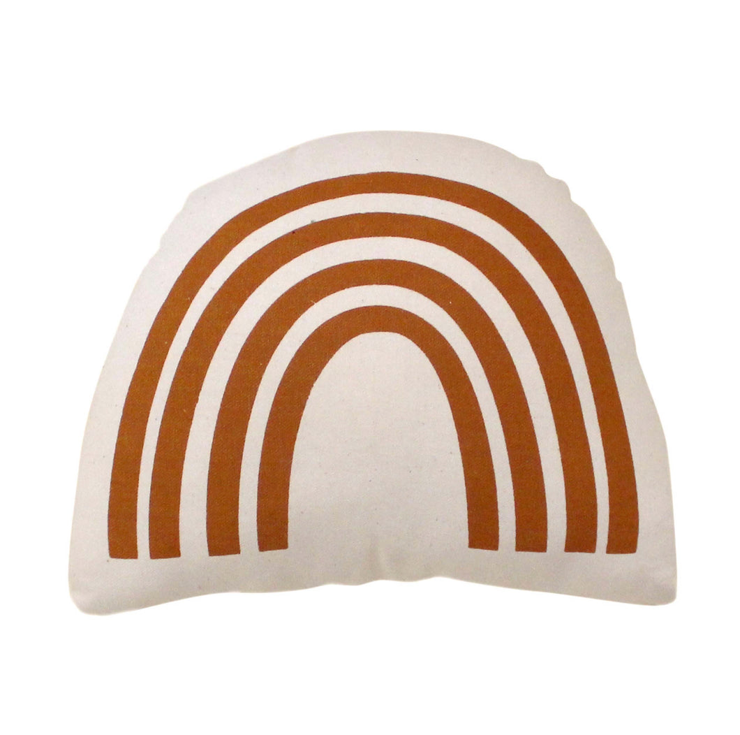 RUST RAINBOW PILLOW