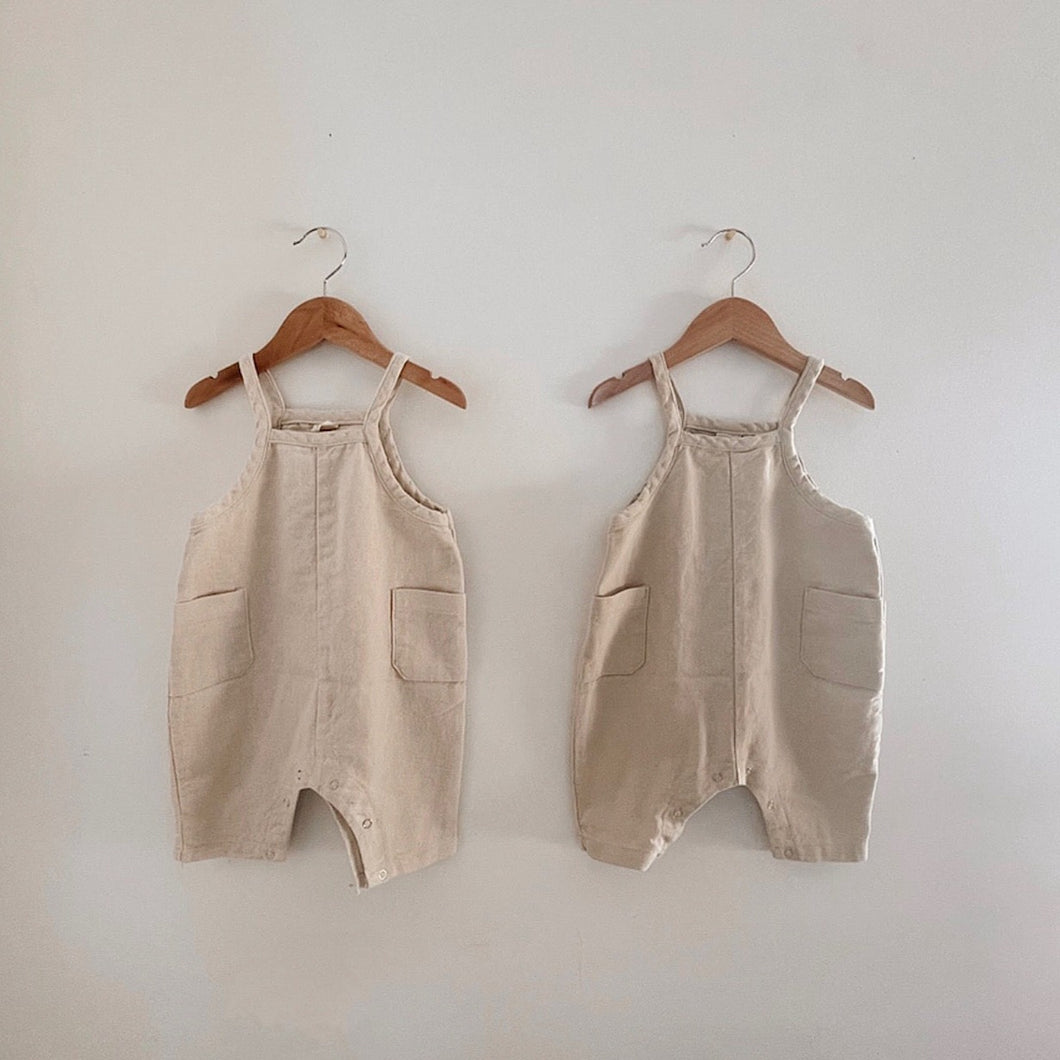 LINEN OVERALLS